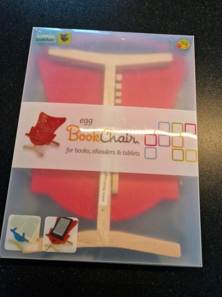 Houten Book chair, houder voor boeken, e-books en e-readers, Ophalen of Verzenden, Nieuw
