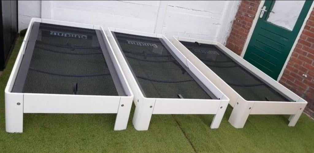 Auping Auronde Bedden 90x200cm, Huis en Inrichting, Slaapkamer | Beddengoed, Ophalen, Eenpersoons, ., Wit