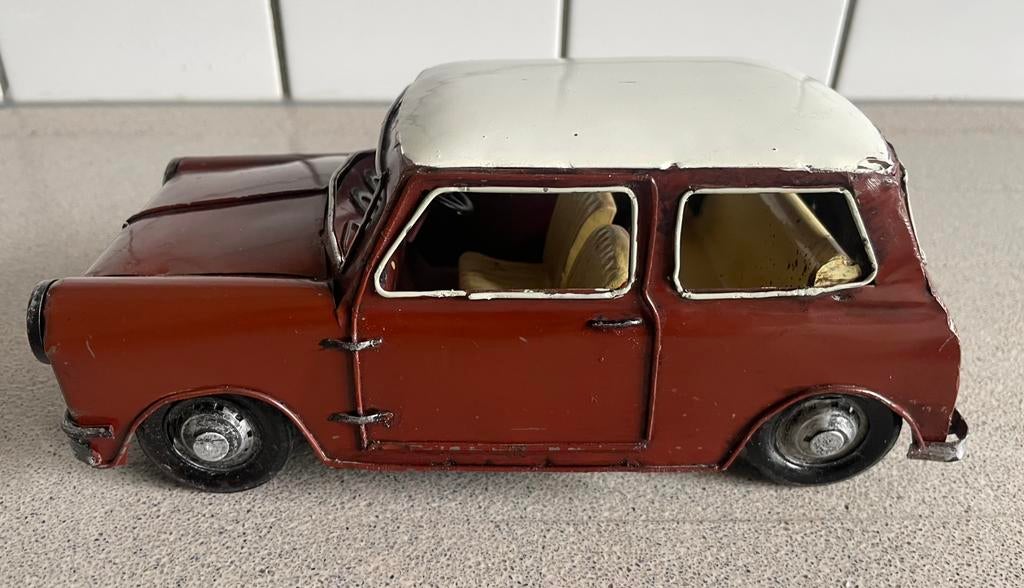 Supermooie metalen Morris Mini Cooper 1961 auto, Hobby en Vrije tijd, Modelauto's | 1:24, Ophalen of Verzenden, Zo goed als nieuw