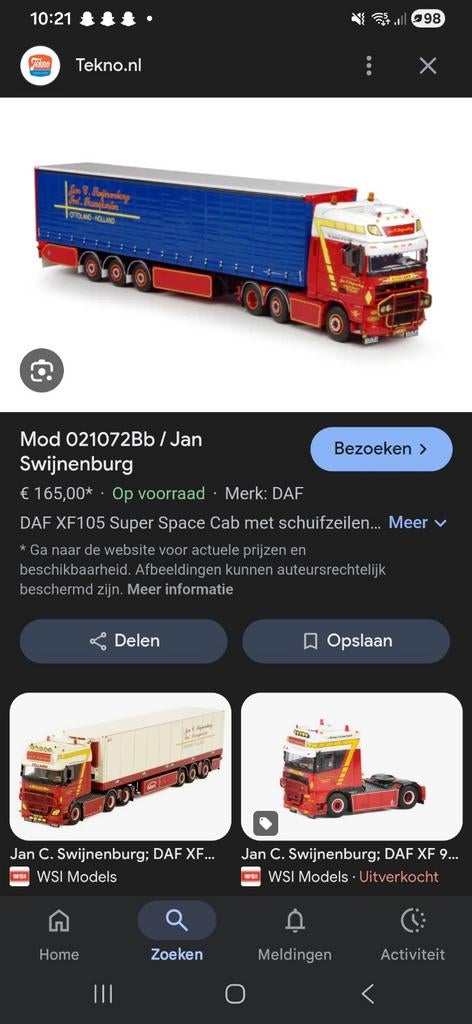 Gezocht tekno jan c swijnenburg, Hobby en Vrije tijd, Ophalen of Verzenden, Zo goed als nieuw, Bus of Vrachtwagen, Tekno