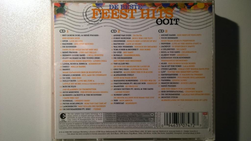 De Beste Feest Hits Ooit, Ophalen of Verzenden, Zo goed als nieuw, Pop