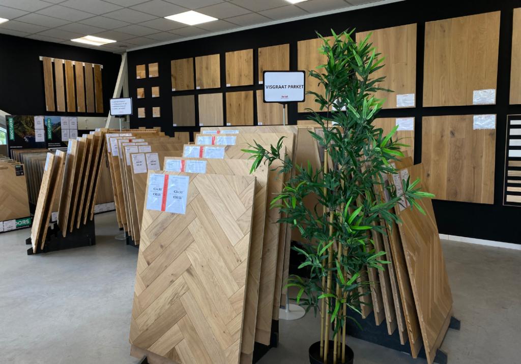 Visgraat parket voor € 39.90 /m² ! - STOCKVERKOOP, Nieuw, Minder dan 50 cm, 10 m² of meer, 10 tot 30 cm