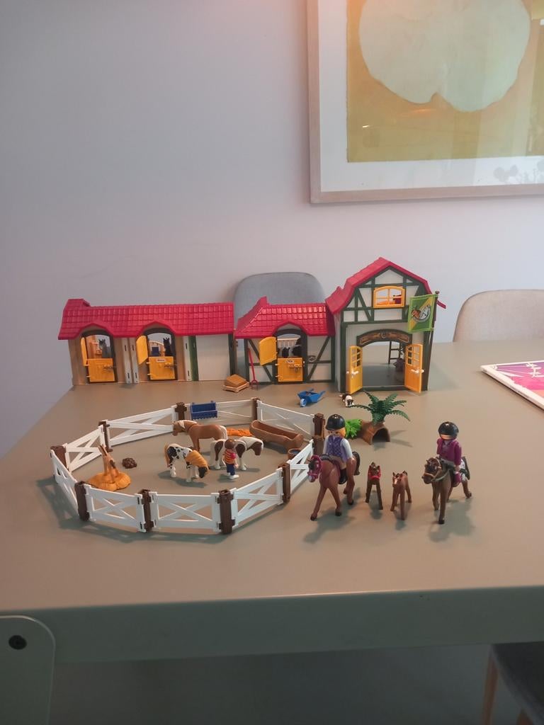 Manege  van playmobile, Ophalen, Poppenhuis