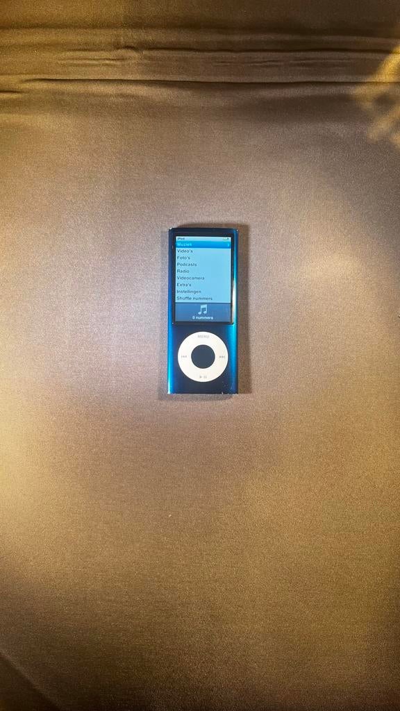 Blauwe iPod 5e generatie 8GB - Goed werkend, zwakke batterij, Audio, Tv en Foto, Mp3-spelers | Apple iPod, Gebruikt, Classic, Blauw