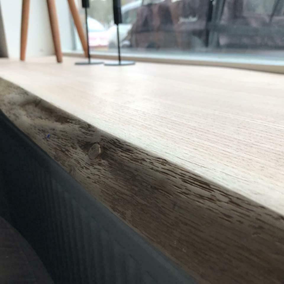 Eikenhouten vensterbanken, balken, planken, tafels, banken.., Doe-het-zelf en Verbouw, Hout en Planken, Ophalen, Eiken, Overige typen