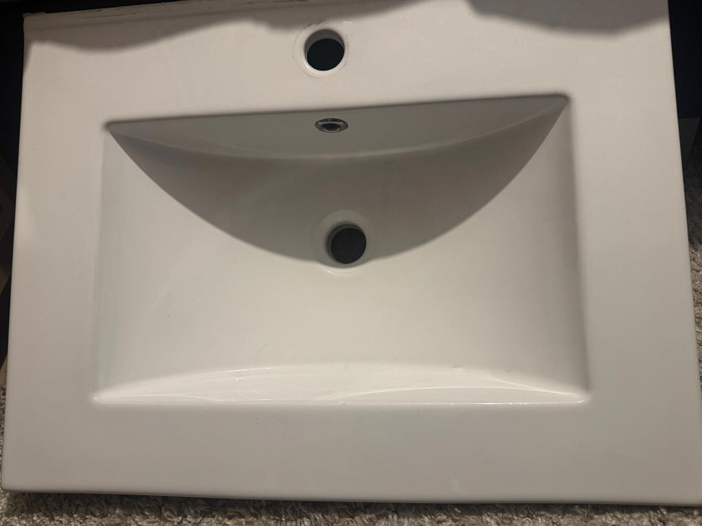 Wasbak 60x48 cm - Ideaal voor badkamer!, Ophalen, Zo goed als nieuw