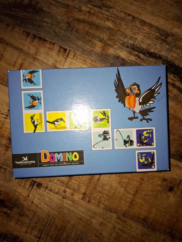 Vogelbescherming Domino - Leuk en leerzaam!, Hobby en Vrije tijd, Onbekend, Ophalen of Verzenden, Zo goed als nieuw, Onbekend