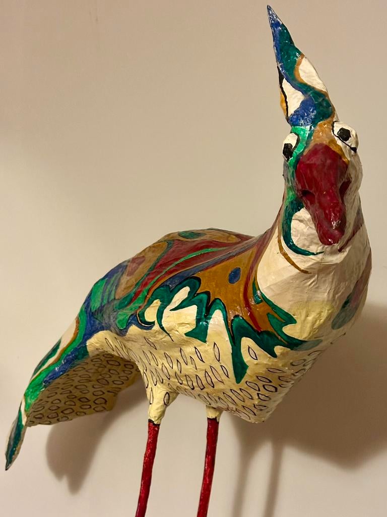 Droomvogel, Ca.1965, papier-maché., Antiek en Kunst, Verzenden