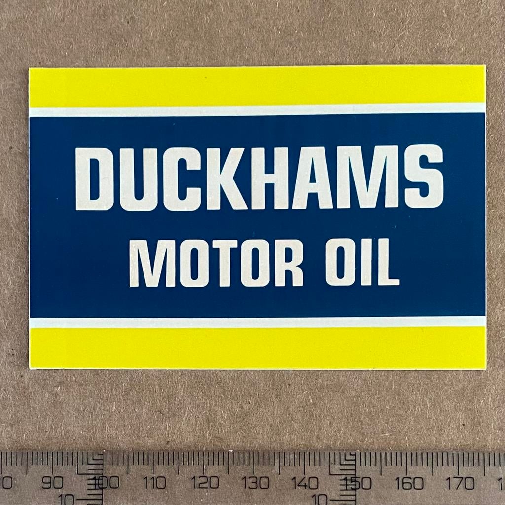 sticker duckhams, Verzenden, Zo goed als nieuw