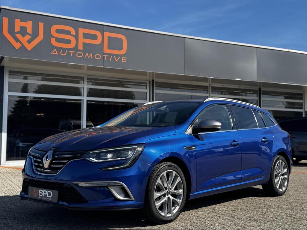 Renault Megane Estate 1.3 TCe GT-Line|Bose|Trek|Led|140PK, Auto's, Voorwielaandrijving, Gebruikt, 4 cilinders, Blauw