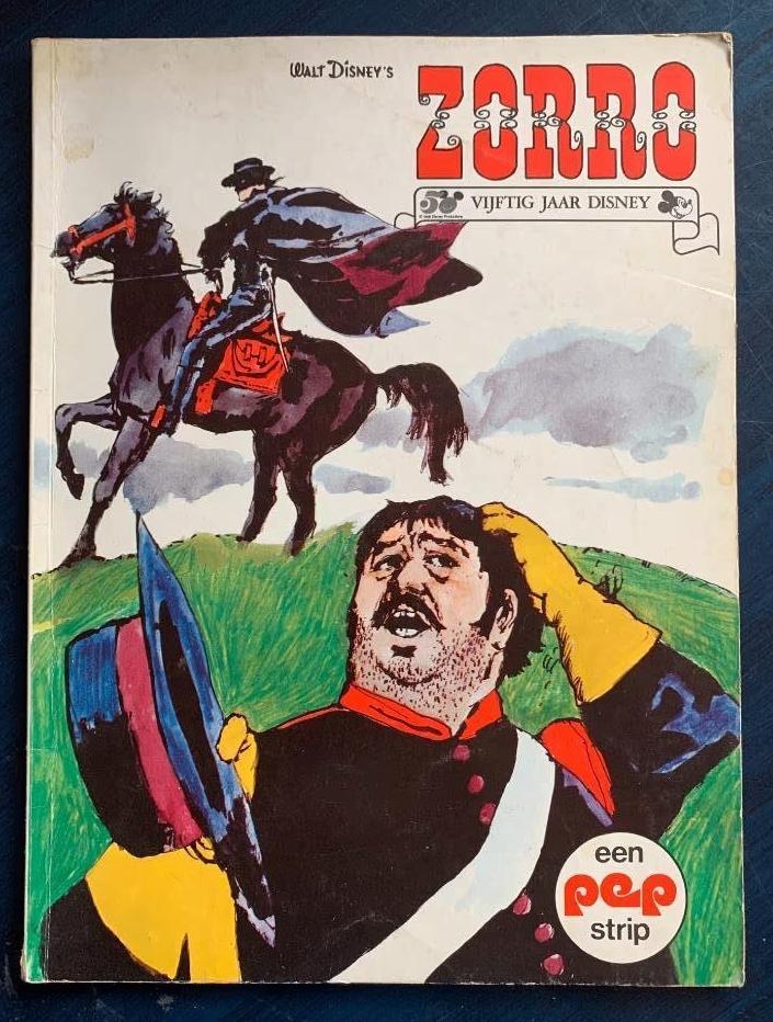Walt Disney's Zorro; een pep strip; 50 vijftig jaar Disney, Boeken, Eén stripboek, Ophalen of Verzenden, Gelezen