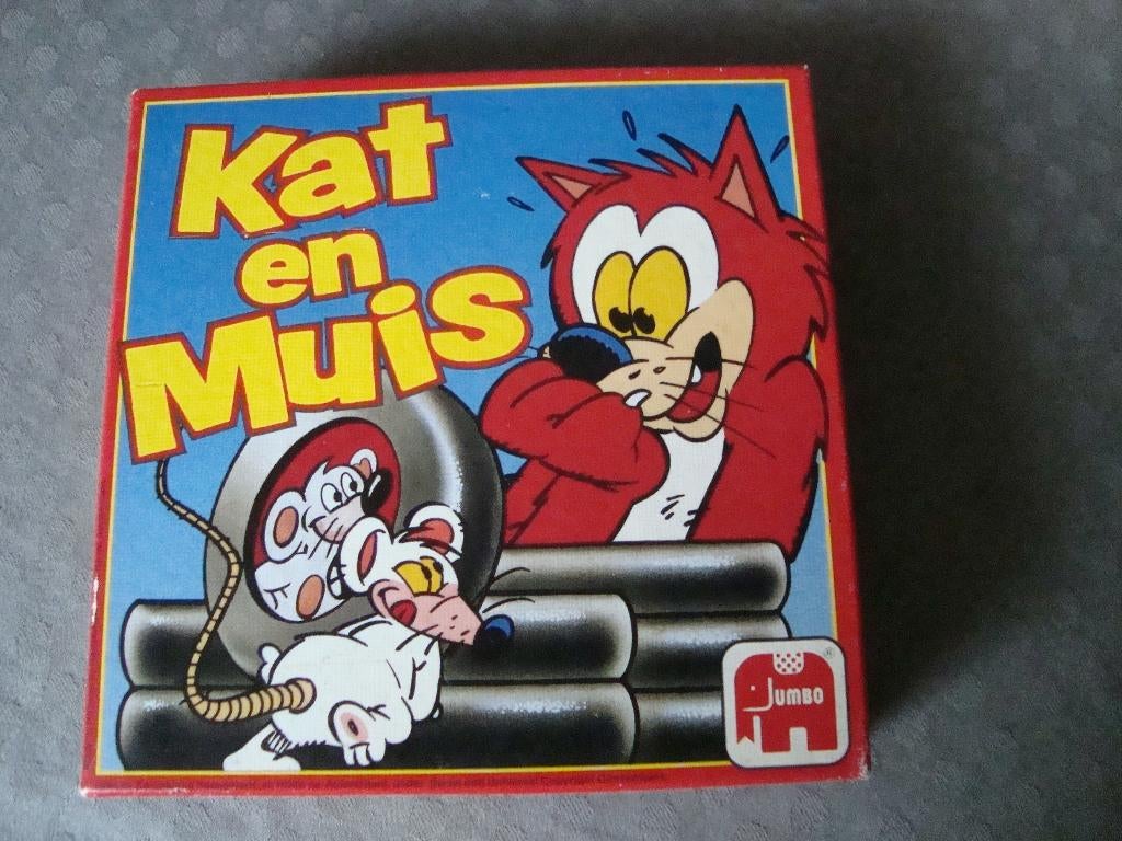 Kat en muis, Ophalen of Verzenden, Zo goed als nieuw
