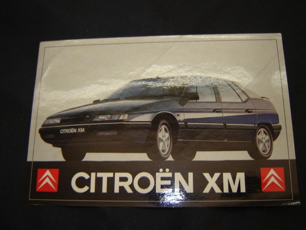 sticker briefkaart formaat Citroën XM, Ophalen of Verzenden, Zo goed als nieuw, Auto's