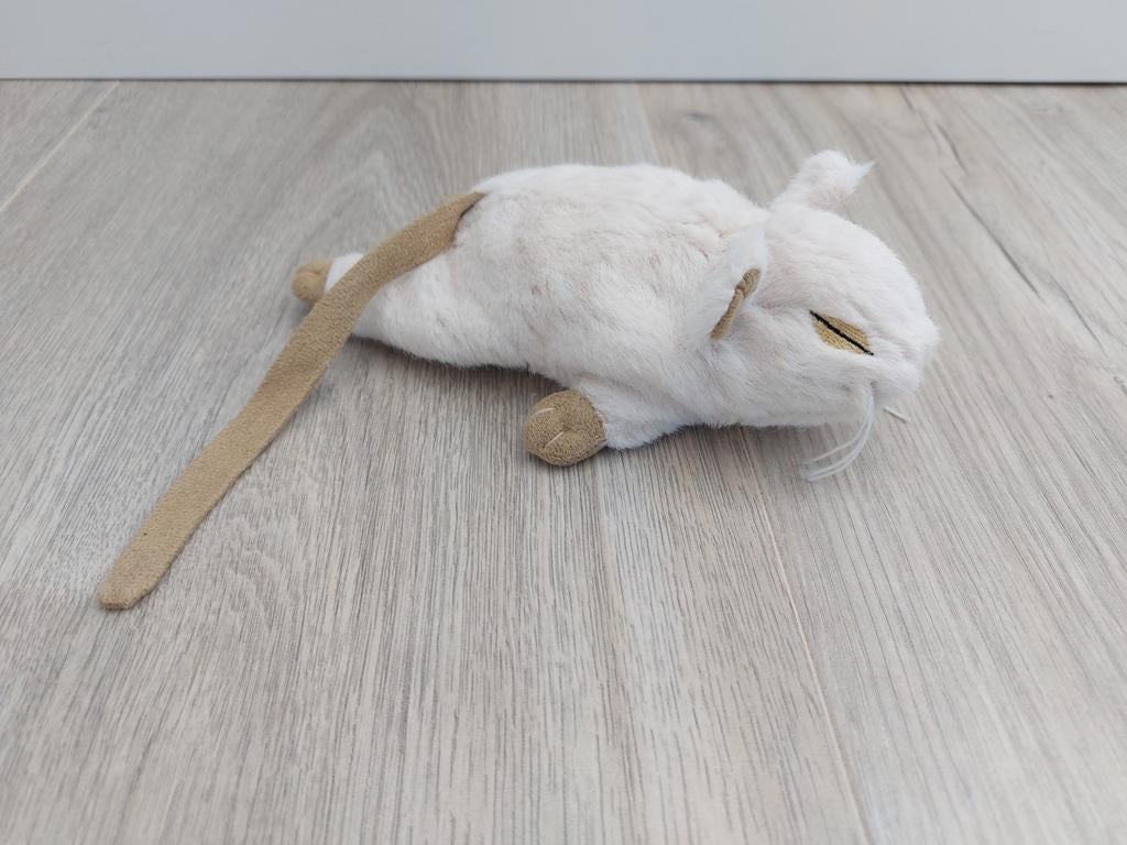 Knuffel nobby muis rat wit K9217, Ophalen of Verzenden, Zo goed als nieuw