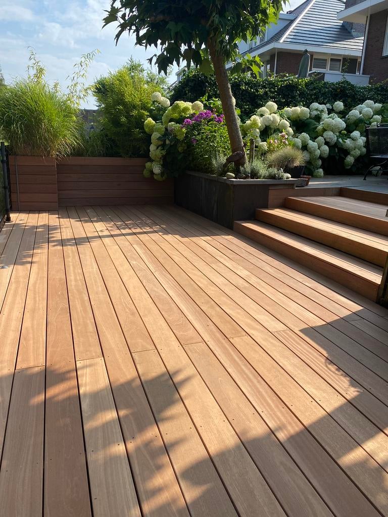 Vlonder montage, Tuin en Terras, Terrasdelen en Vlonders, Nieuw, Hout, Ophalen