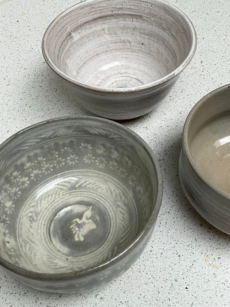 Vintage Japanse Chawan Theekommen Set, Antiek en Kunst, Ophalen of Verzenden