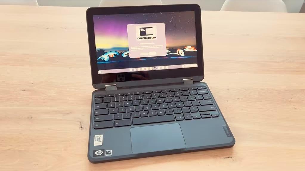 Lenovo 300e Chromebook Gen 3 - Incl. Oplader, 4 GB of minder, Qwerty, LENOVO, Touchscreen
