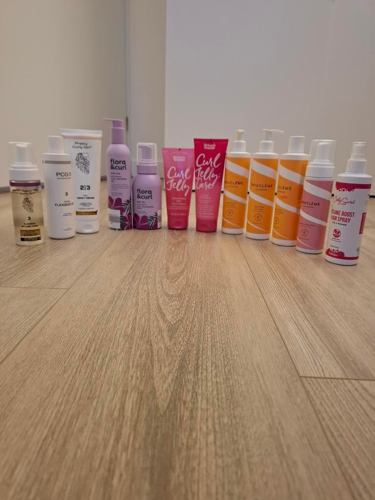 Haarproducten voor krullend haar -  Boucleme en meer, Ophalen of Verzenden, Gebruikt, Gel, Wax, Haarlak of Mousse