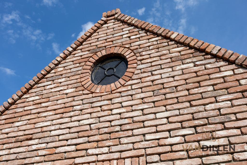 Antieke rode bruine vormbak metsel stenen 22 x 5.5 110M2!, Doe-het-zelf en Verbouw, Metselstenen, Ophalen of Verzenden, Gebruikt