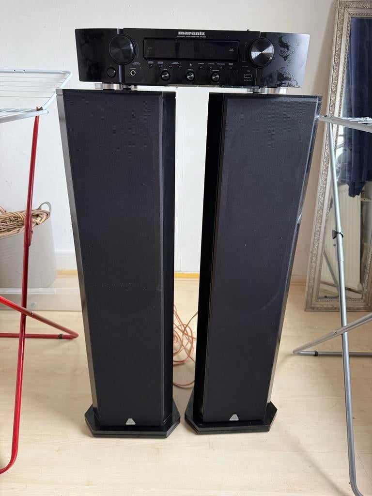 Driade 91 MK II Speakers met Marantz NR1606 Receiver, Overige merken, Gebruikt, Ophalen of Verzenden, 120 watt of meer