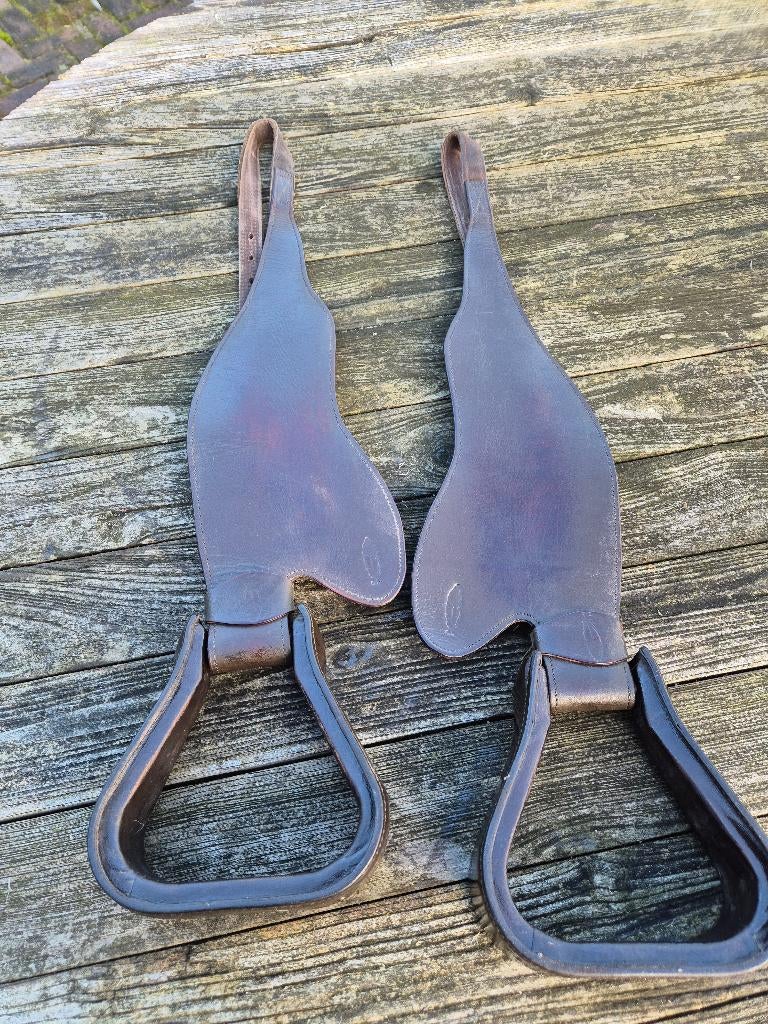 Barefoot fenders met westernbeugels bruin, Dieren en Toebehoren, Ophalen of Verzenden, Zo goed als nieuw, Overige soorten