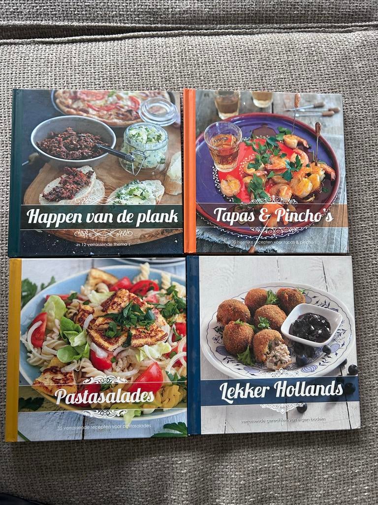 Kookboek Collectie: Happen, Tapas, Pasta, Hollands, Boeken, Kookboeken, Voorgerechten en Soepen, Ophalen of Verzenden, Zo goed als nieuw