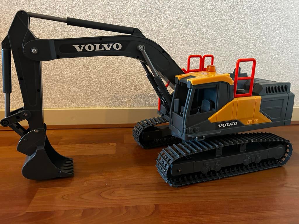 Volvo Graafmachine Speelgoed, Ophalen of Verzenden, Zo goed als nieuw, Afstandsbediening