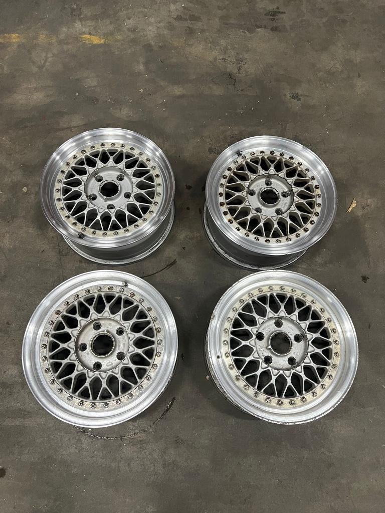 BBS RS043  – 15 Inch (Set of 4), Auto-onderdelen, Banden en Velgen, Ophalen, Gebruikt, 15 inch, Velg(en)