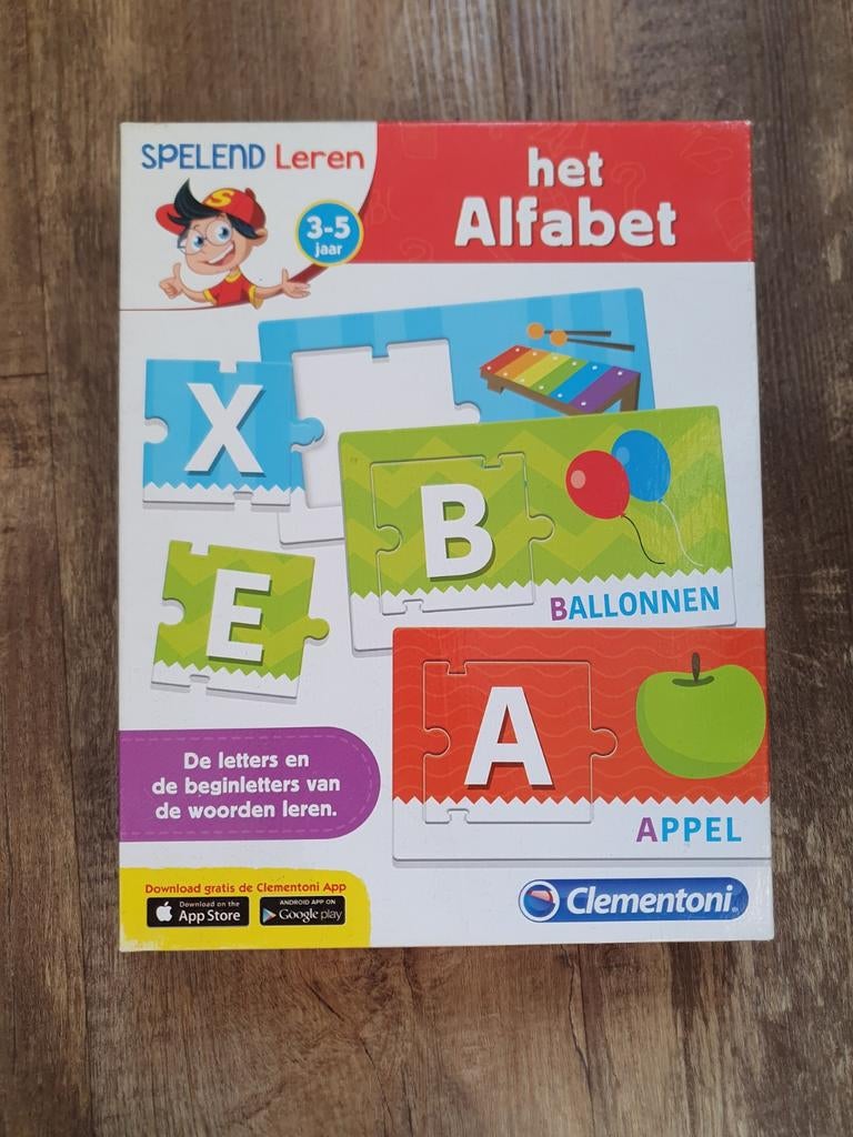 Puzzel Alfabet, Ophalen of Verzenden, Gebruikt, Taal en Lezen