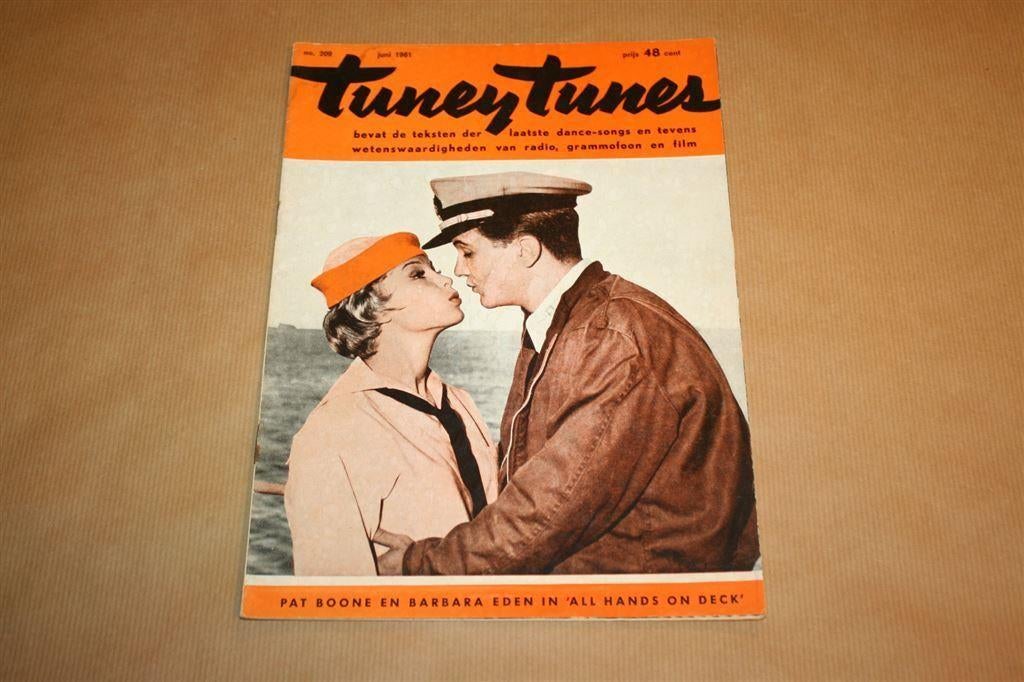 Tuney Tunes - No. 209 1961 - Poster Rex Gildo, Verzamelen, Ophalen of Verzenden, 1960 tot 1980, Knipsel(s)