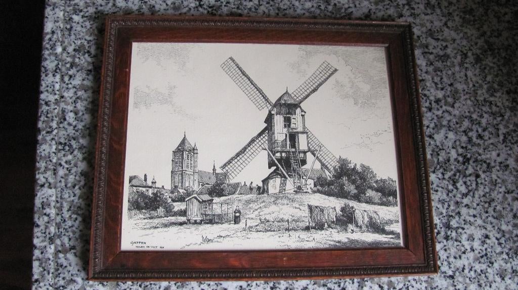 Geffen - Molen de Vlijt - H.E. Roodenburg, Ophalen of Verzenden