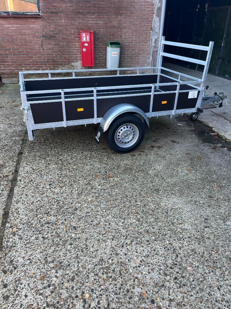 NIEUWE SYMA AANNEMERS UITVOERING 2.57.M X 1.31.M , AKTIE..., Auto diversen, Aanhangers en Bagagewagens, Ophalen, Nieuw