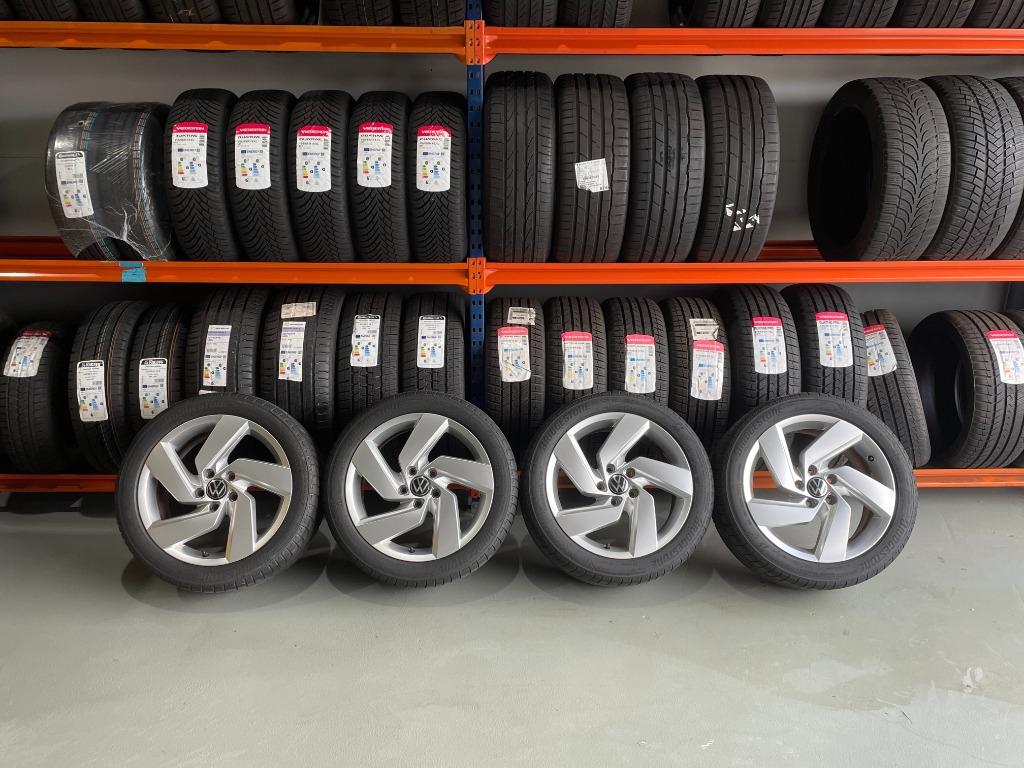 Golf 8 Velgenset 17 inch, Ophalen, Gebruikt, Banden en Velgen, 17 inch