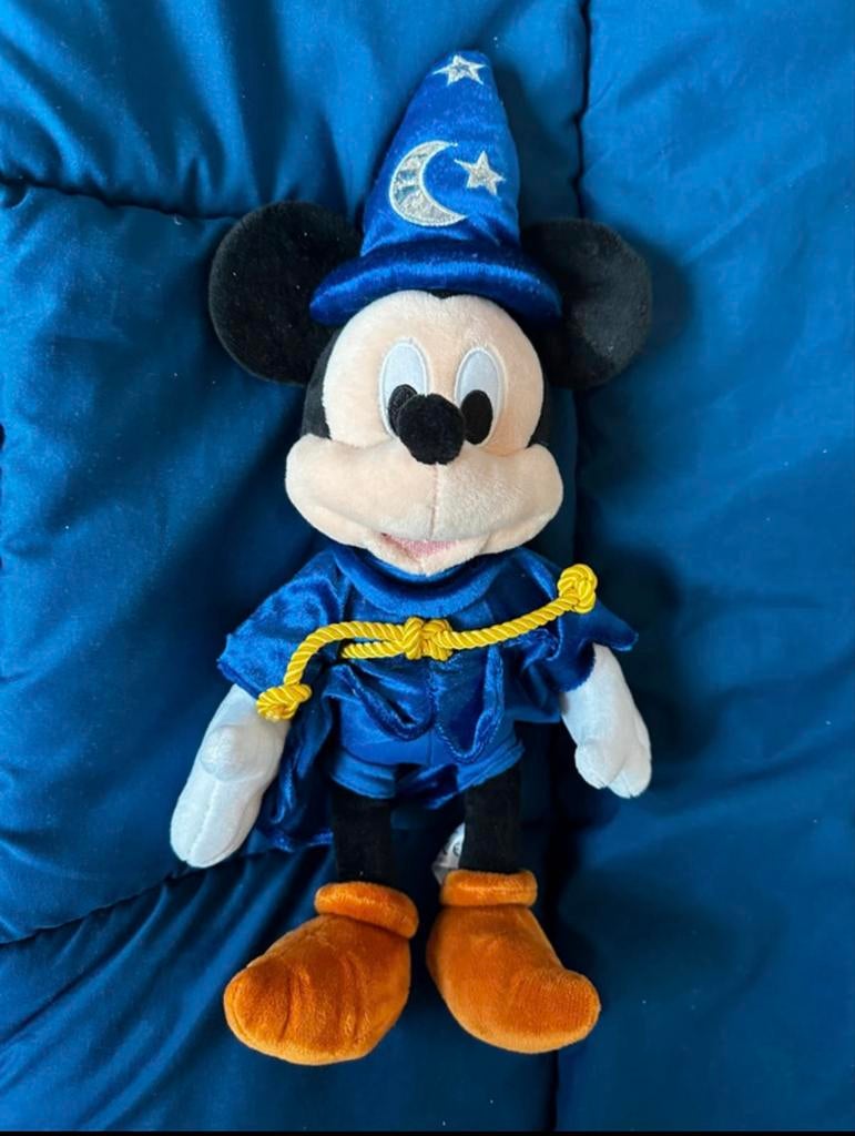 Mickey Mouse Tovenaar Knuffel, Ophalen of Verzenden, Zo goed als nieuw, Overige typen