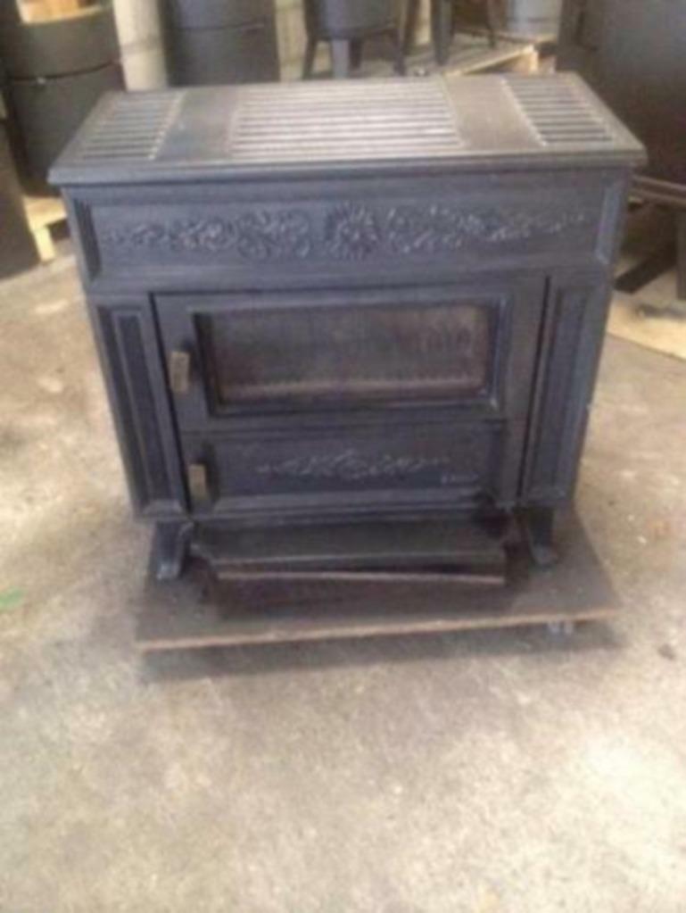 Gebruikte Saey hout/kolen kachel 14 kw, Gebruikt, Hout, Vrijstaand