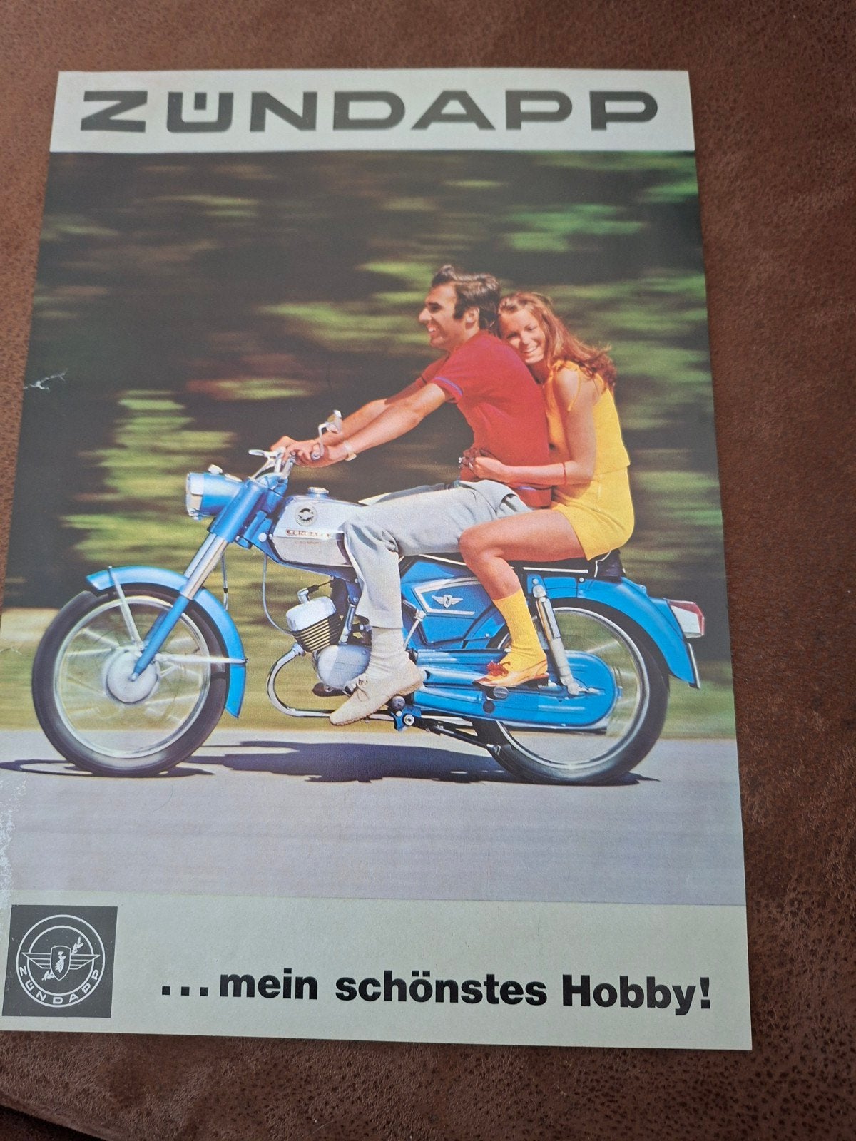 Zundapp 517 folder origineel, Ophalen of Verzenden, Gebruikt
