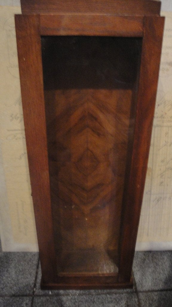 houten vitrinekast visgraat, 150 tot 200 cm, 25 tot 50 cm, 50 tot 100 cm, Ophalen of Verzenden
