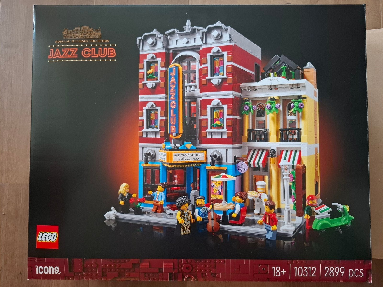 Lego Icons Jazz Club 10312 - Zo goed als nieuw, Ophalen, Compleet, Lego, Zo goed als nieuw