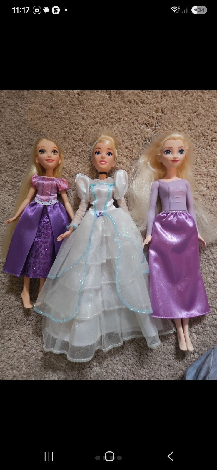 drie barbie prinessen, Ophalen, Zo goed als nieuw, Barbie