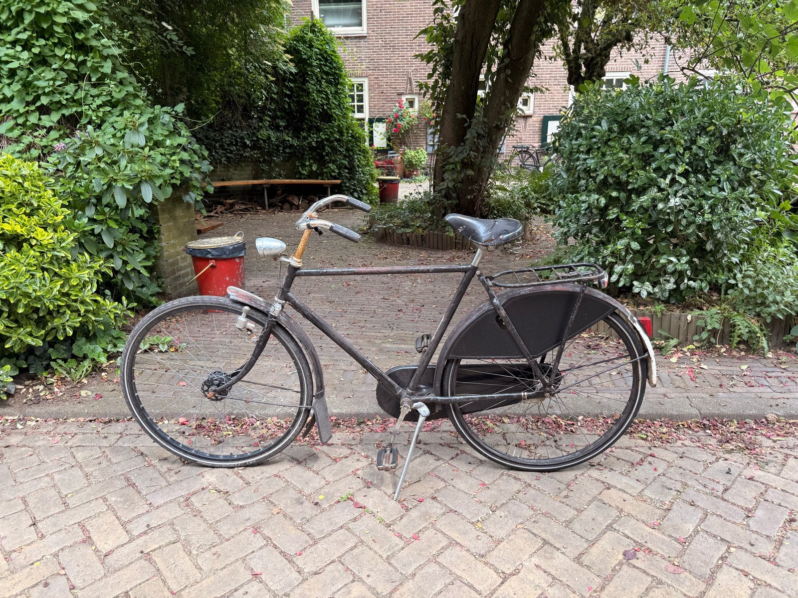 Echte klassieke vintage Gazelle herenfiets opafiets oldtimer, Ophalen, Terugtraprem, Gebruikt, 57 tot 61 cm