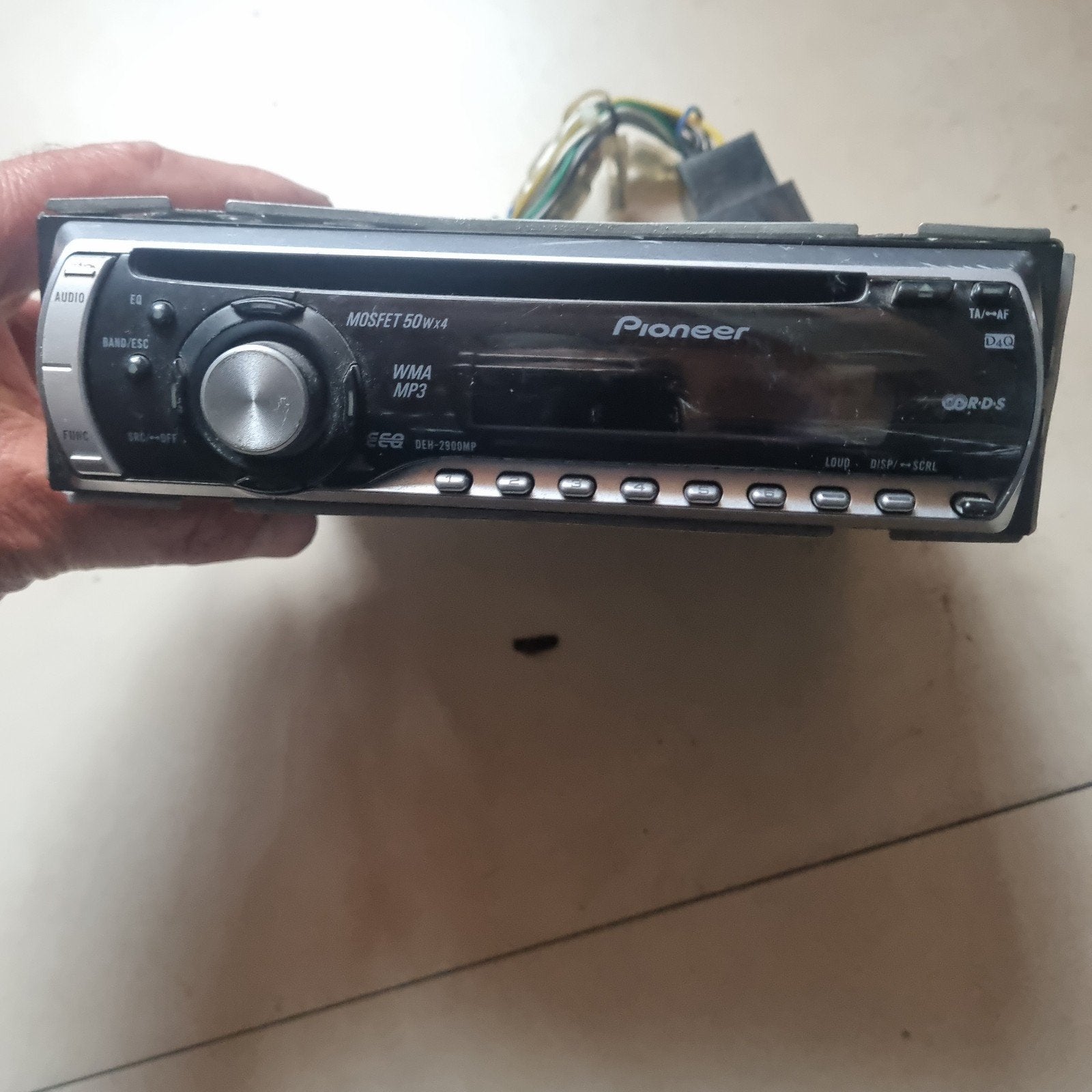 Pioneer DEH-2900MP Autoradio met CD/MP3/WMA, Ophalen of Verzenden, Gebruikt