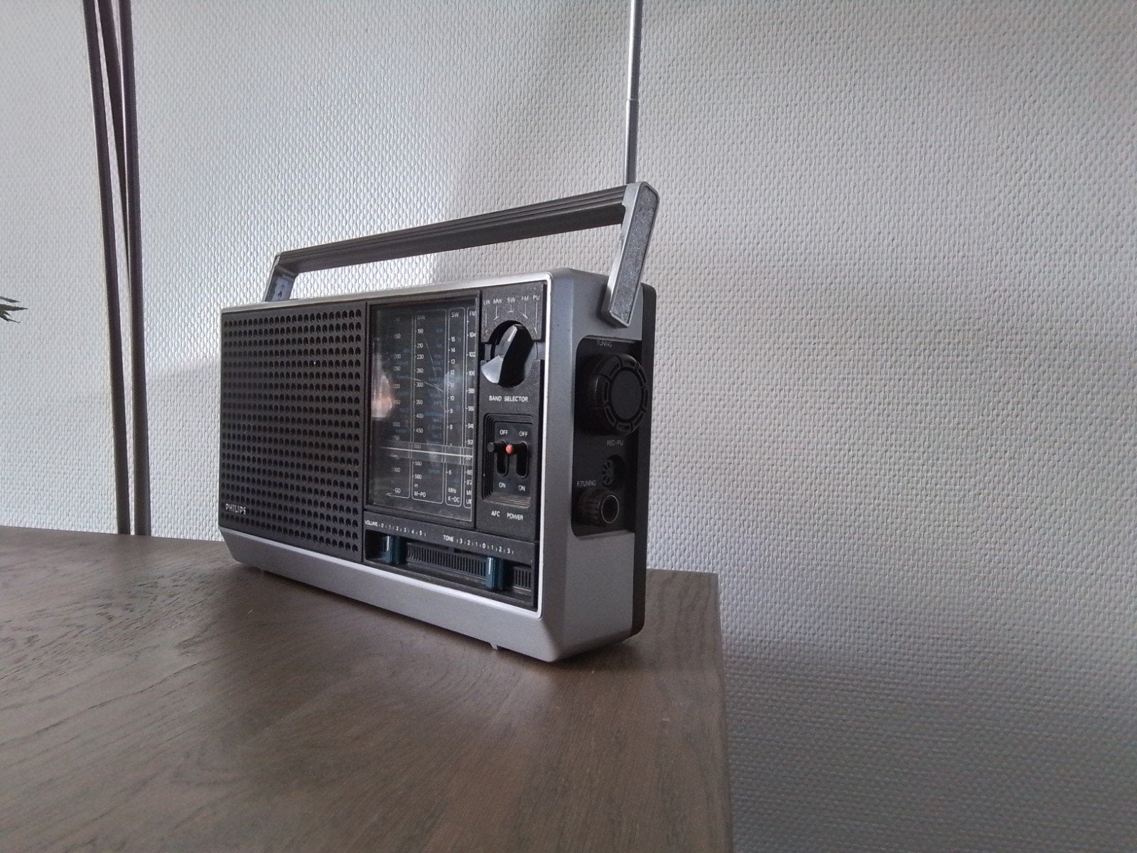 Philips Draagbare Radio - Vintage Wereldontvanger, Ophalen of Verzenden, Gebruikt, Wereldontvanger