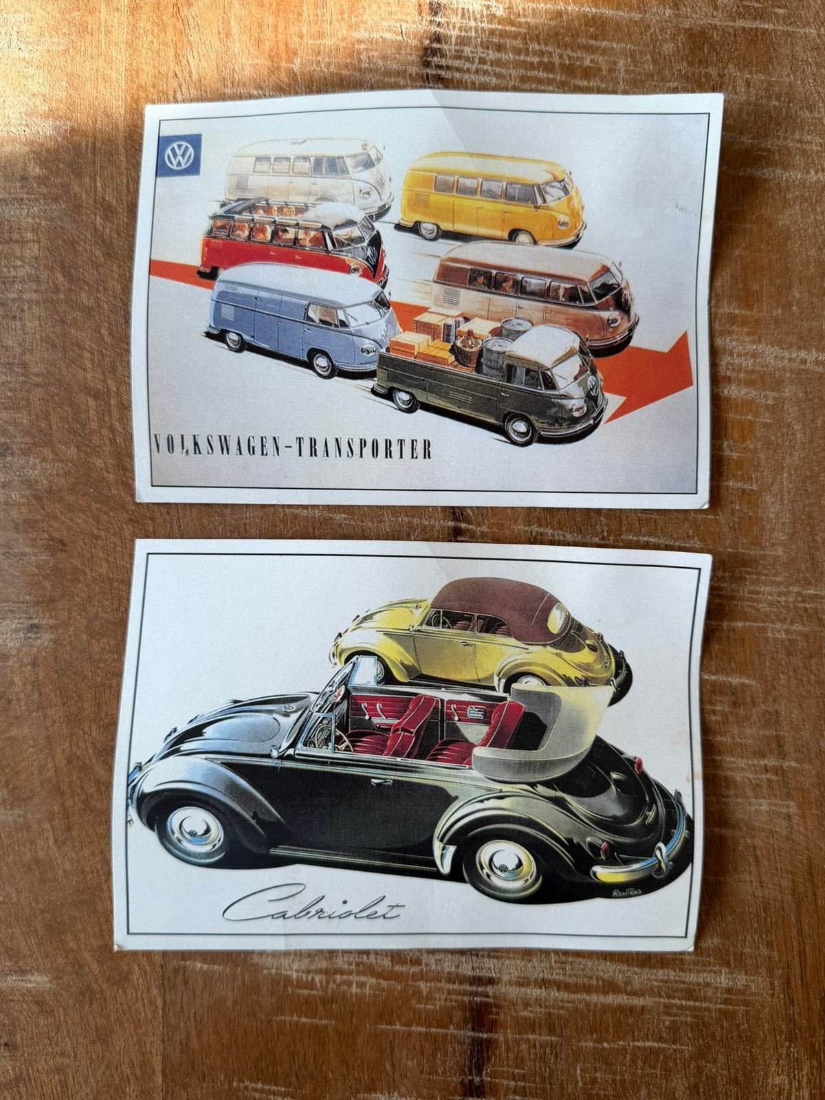 Vintage Volkswagen ansichtkaarten set – Boomerang, Verzamelen, Ophalen of Verzenden, 1980 tot heden, Ongelopen, Voertuig