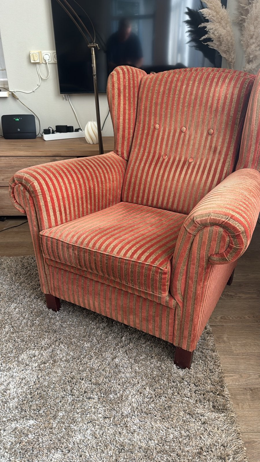Comfortabele fauteuil - Zo goed als nieuw, Huis en Inrichting, Fauteuils, Ophalen, Zo goed als nieuw, Stof, 75 tot 100 cm