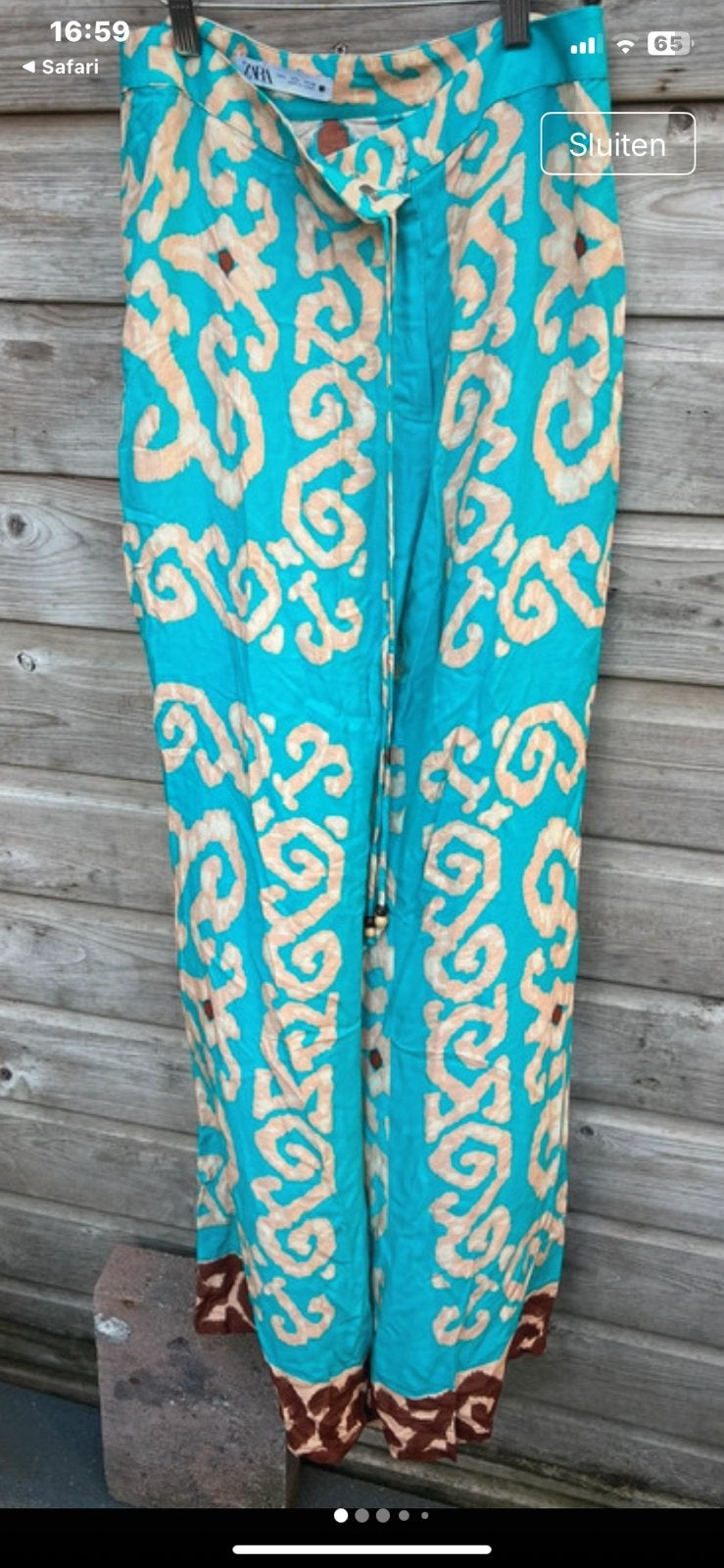 Zara broek, Kleding | Dames, Broeken en Pantalons, Ophalen of Verzenden, Zo goed als nieuw, Lang