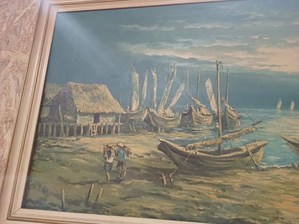 Grote Muur schilderij, Antiek en Kunst, Ophalen of Verzenden