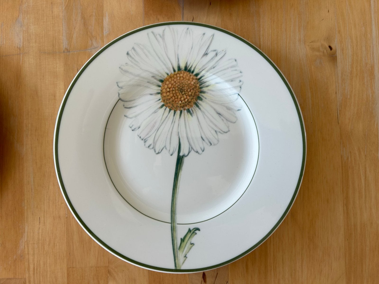 6 Villeroy & Boch Flora Margriet bord, 22 cm, per stuk, Ophalen of Verzenden, Zo goed als nieuw, Bord(en), Overige stijlen