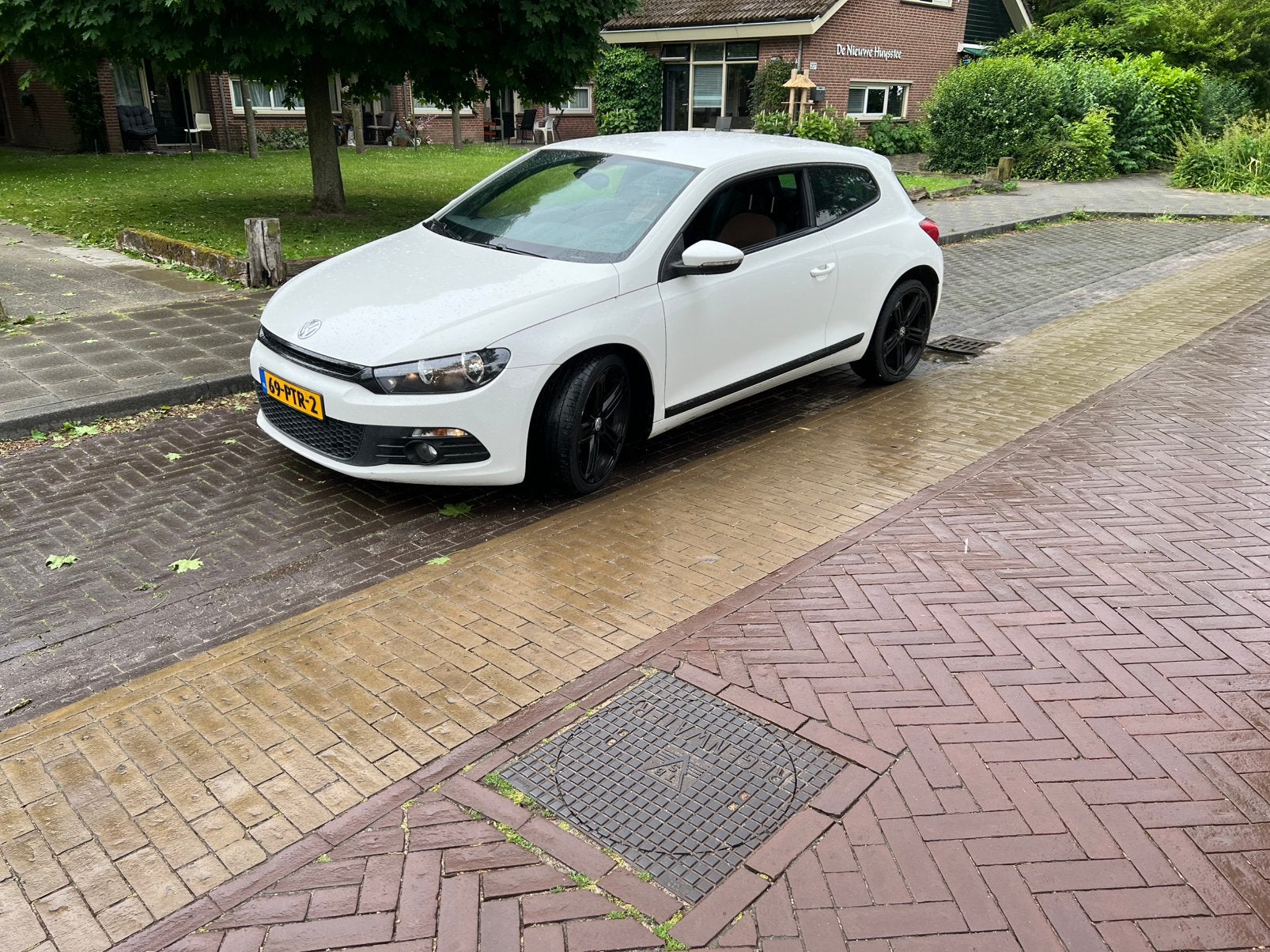 Volkswagen Scirocco 1.4  automaat TSI 118KW DSG 2011 Wit, 4 cilinders, Leder en Stof, Wit, Origineel Nederlands