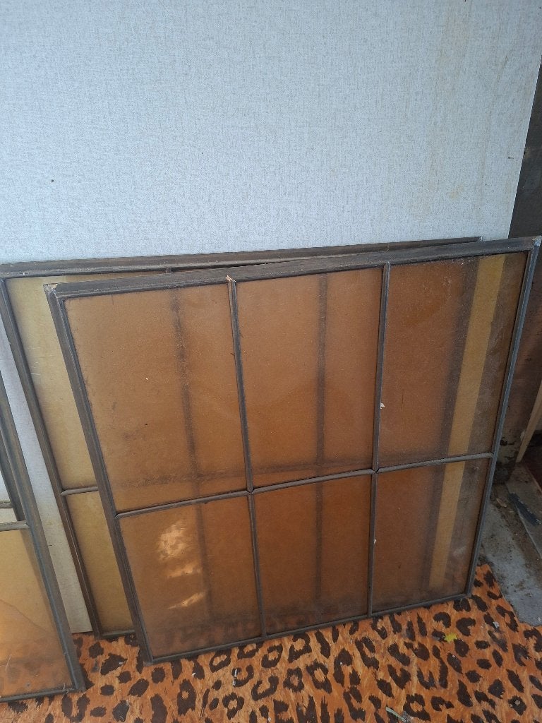 Glas in lood ramen, Doe-het-zelf en Verbouw, Glas en Ramen, Ophalen, Gebruikt, Minder dan 80 cm, Overige typen