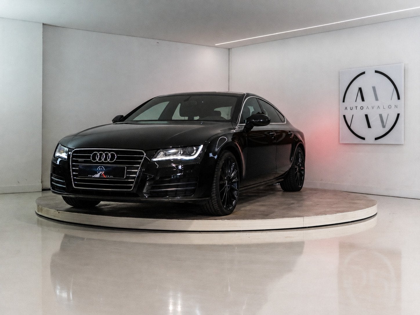 Audi A7 Sportback 2.8 FSI Quattro Pro Line+ 204PK | YOUNGTIM, Auto's, Gebruikt, Zwart, 2773 cc, 4 stoelen